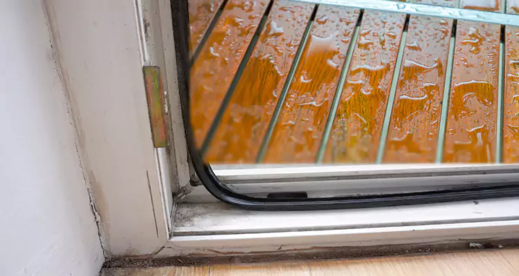 Water Leaking Wooden Patio Doors Repair in Pinewood, FL
